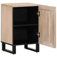 Badkamerkast 38x34x58 cm massief mangohout - thumbnail
