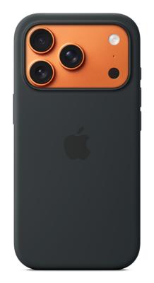 Apple Silicone Case Silicon Case Apple iPhone 17 Pro Zwart MagSafe compatible - thumbnail