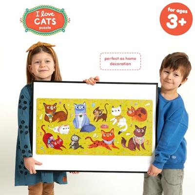 Banana Panda - ik hou van katten puzzel - 60st. Banana Panda - ik hou van katten puzzel - 60st.