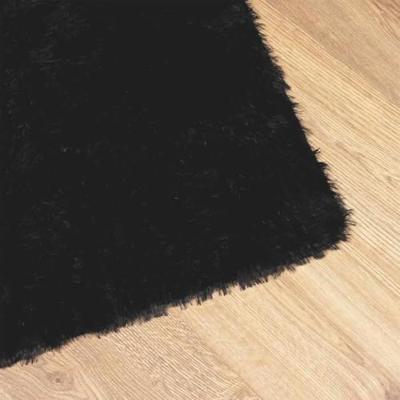 Hoogpolig vloerkleed NAVARRA 200x290 cm polyester zwart