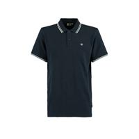 America Today regular fit polo Elton met logo deep blue - thumbnail