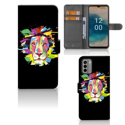 Nokia G22 Leuk Hoesje Lion Color Nokia G22 Leuk Hoesje Lion Color