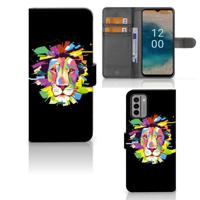 Nokia G22 Leuk Hoesje Lion Color - thumbnail