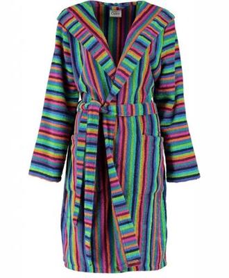 Cawö Cawö Dames Badjas kort met Capuchon 7049 Multi 46