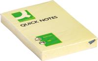 Q-CONNECT Quick Notes, ft 51 x 76 mm, 100 vel, geel - thumbnail