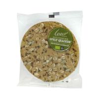 Leev Spelt qrackers volkoren & lijnzaad bio 44 Gram - thumbnail