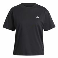 Dames-T-Shirt met Korte Mouwen Adidas Essentials Zwart - Maat: S - thumbnail