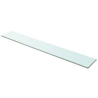 Wandschap transparant 100x15 cm glas - thumbnail