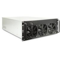 Inter-Tech 4f28 mining-rack, server behuizing (zwart | 2x usb-a) - thumbnail