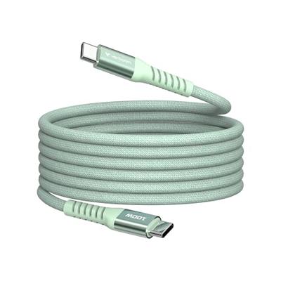 Verbatim Sync & Charge 100 W oplaadkabel USB C PD 3.0, USB C naar USB C kabel 120 cm, snellaadkabel, compatibel met iPhone 16 Pro Max, iPhone 15, Samsung, MacBook Air, iPad, Pixel 9, robuust, groen