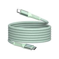 Verbatim Sync & Charge 100 W oplaadkabel USB C PD 3.0, USB C naar USB C kabel 120 cm, snellaadkabel, compatibel met iPhone 16 Pro Max, iPhone 15, Samsung, MacBook Air, iPad, Pixel 9, robuust, groen - thumbnail