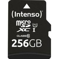 Intenso 256GB microSDXC Performance microSD-kaart 256 GB Class 10 UHS-I Waterdicht - thumbnail