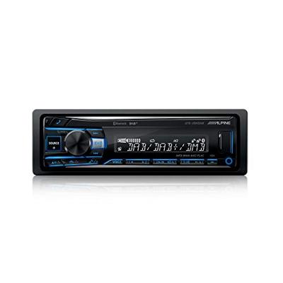 UTE-204DAB Digitale radio met DAB+ en Bluetooth, zwart (RGB-verlichting)
