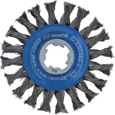 Bosch Accessories Schijfborstel Heavy for Metal X-LOCK, getordeerd, 115 mm, 0,5 mm, 12 mm Bosch Power Tools 2608620731 1 stuk(s) Bosch Accessories Schijfborstel Heavy for Metal X-LOCK, getordeerd, 115 mm, 0,5 mm, 12 mm Bosch Power Tools 2608620731 1 stuk(s)