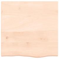 VidaXL Wastafelblad 60x60x(2-4) cm onbehandeld massief hout - thumbnail