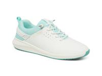 Suecos anti slip schoenen Dag wit-aqua - thumbnail