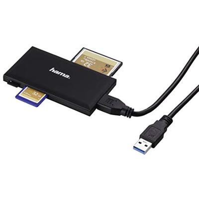 Hama Multi Cardreader Slim - USB3.0 - Zwart