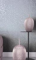 Novamur Jackie Behang met klassieke ornamenten-bladeren print - 6829-40 - thumbnail