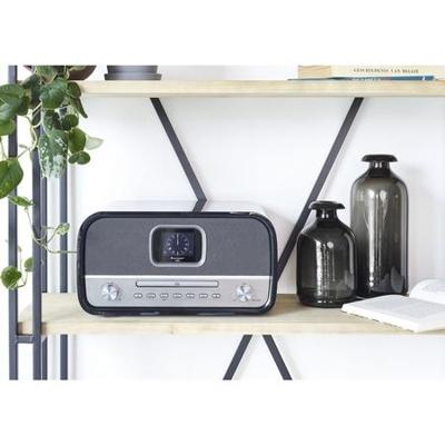 Soundmaster NMCDAB990 Stereo DAB+/FM CD-Speler, Bluetooth en USB Zwart