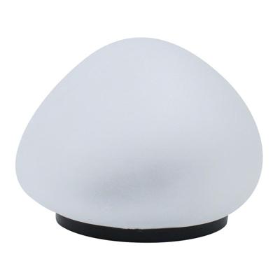 Decoratieve kiezellamp op zonne-energie - LUMISKY - SOLENZARA - Ø16 cm - witte LED