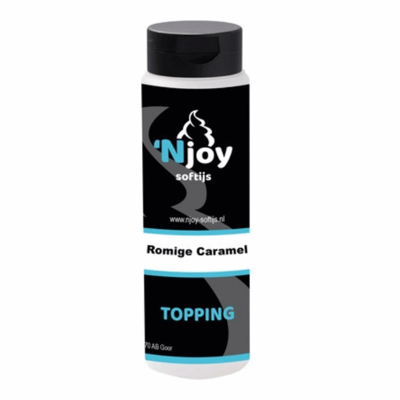 NJOY topping romige caramel (500ml)