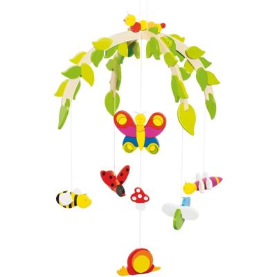 Goki houten mobile insecten