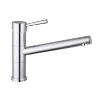 ATLANTA ééngreepsmengkraan keuken, chroom kraan met hoge uitloop en draaibereik 150° keramische schijven geluidsarme, verwisselbare 40 mm-cartouche Eco-Click functie en kinderbeveiliging f - thumbnail