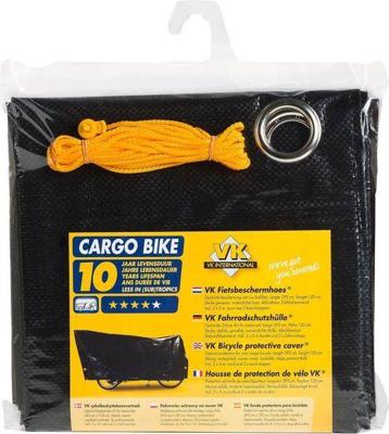 VK bakfietsbeschermhoes Cargo Bike 295 x 120 cm zwart VK bakfietsbeschermhoes Cargo Bike 295 x 120 cm zwart