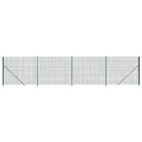 VidaXL Draadgaashek met flens 1,4x10 m groen - thumbnail