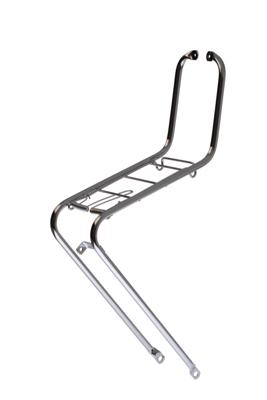STECO Voordrager retro 26/28" met klapper en veer - chrome STECO Voordrager retro 26/28" met klapper en veer - chrome