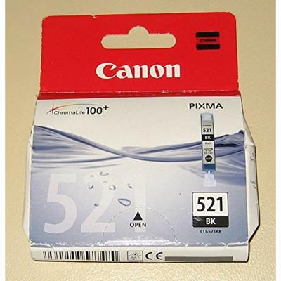 Canon Inktcartridge CLI-521BK Origineel Foto zwart 2933B001
