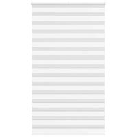 Zebra rolgordijn 130x200 cm stofbreedte 125,9cm polyester wit - thumbnail