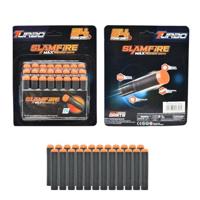Fast Pioneer Foam kogels voor speelgoedpistool 24 stuks zwart - thumbnail