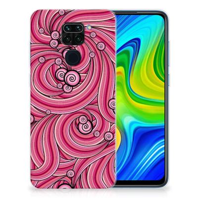Xiaomi Redmi Note9 | Hoesje maken | Swirl Pink Xiaomi Redmi Note9 | Hoesje maken | Swirl Pink