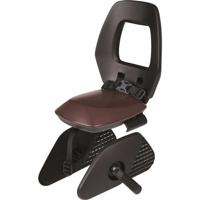 Bobike One Junior Fietszitje Achter met Dragerbevestiging Black/Brown - thumbnail