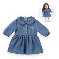 Corolle spijkerjurkje voor babypop, 36cm - thumbnail