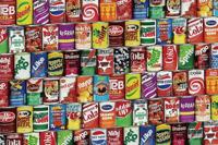 JigSaw Soda Cans Blikjes Legpuzzel 1000 Stukjes Puzzel 50 x 70 cm Puzzle Vanaf 14+ - thumbnail