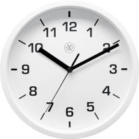 NeXtime nx-7321wi wandklok nxt diameter 20cm kunststof wit, witte wijzerplaat - thumbnail