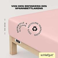 Schlafgut Schlafgut EASY Jersey Elasthan Hoeslaken L - 140x200 - 160x220 334 Purple Light - thumbnail