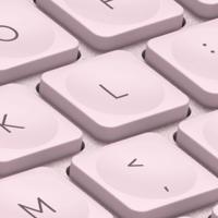 Logitech MX Keys Mini toetsenbord Draadloos Roze - thumbnail
