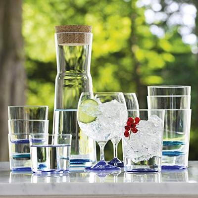 L.S.A. Coro Tumbler Glas 560 ml Set van 4 Stuks Assorti