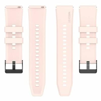 By Qubix - Siliconen gesp bandje - Lichtroze - Compatible met Garmin Vivoactive 6 / Vivoactive 5 / Vivoactive 3 - Compatible Garmin bandje - Bandbreedte: 20mm
