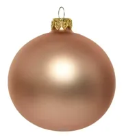 GROTE KERSTBAL MAT TOFFEE | 15CM - thumbnail
