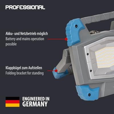 Brennenstuhl Mobiele LED | accu werklamp | BS 5000 | MA Bosch System | 6000lm | IP55 - 1171630501 - thumbnail