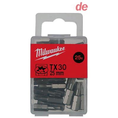 Milwaukee Schroefbits TX 40 x 25 mm - 25 stuks - 4932399600