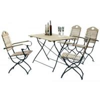 Tuinset 5-delig Bad Tolz 110 x 70 cm - groen frame - thumbnail