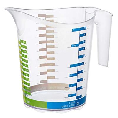 Rotho domino maatbeker 0.3l transparant - thumbnail