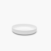 SERAX - Base - Diep bord L 20cm H4,5cm mat wit - thumbnail