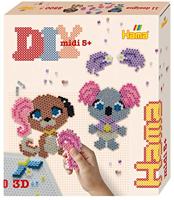 Hama Strijkkralen 2500 Stuks 3d Dieren Salon - thumbnail