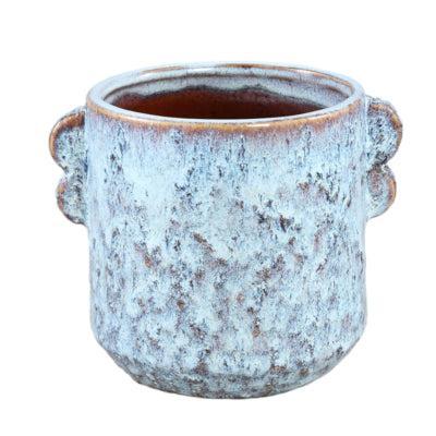 PTMD bloempot shay hoog m blauw 17 cm | 12 stuks